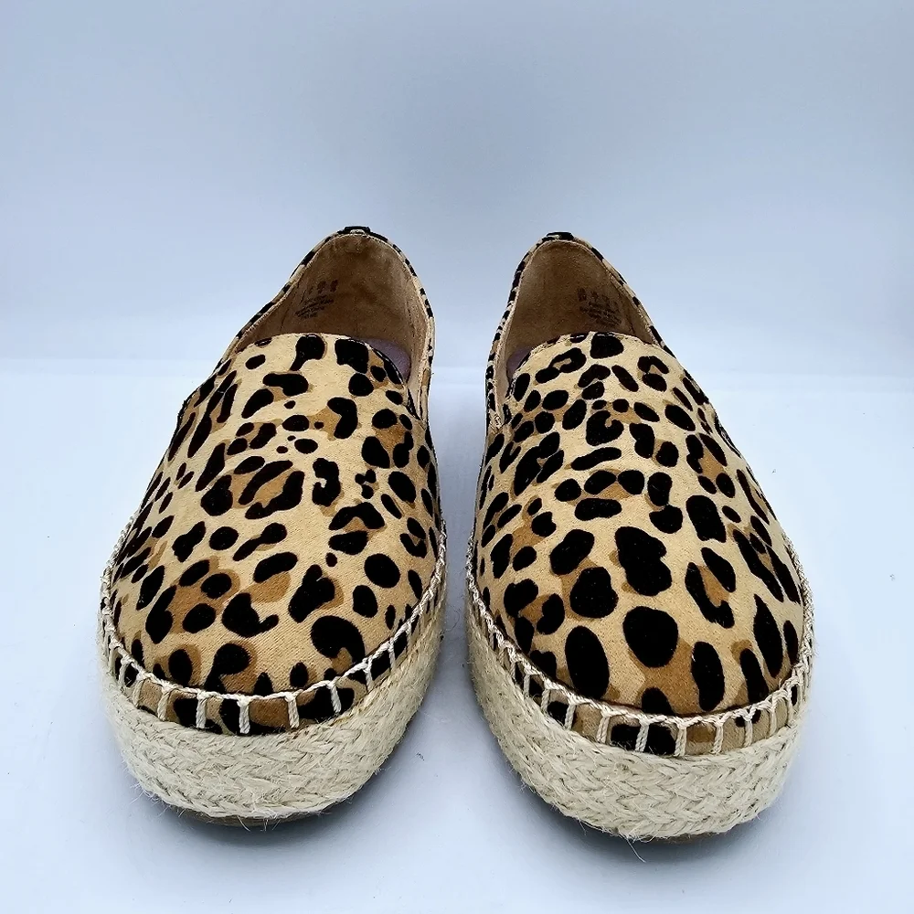 Dr. Scholl's Find Me Leopard Print Espadrilles size 9